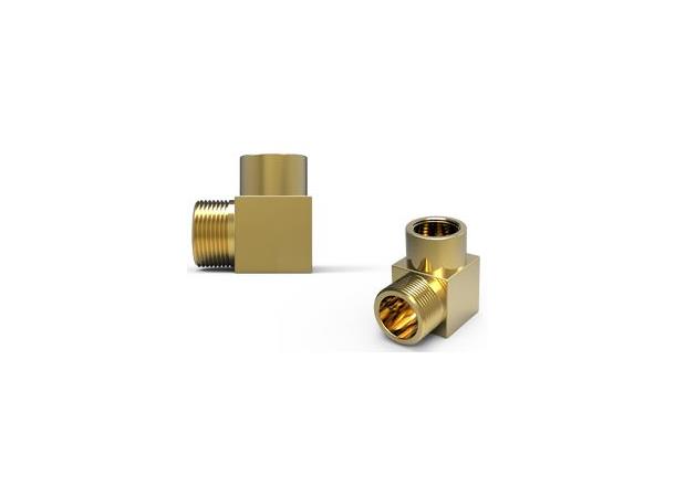 Hawke Adaptor 90° (M) M20-(FM) M20 Brass Exde Angle fixed elbow male to female